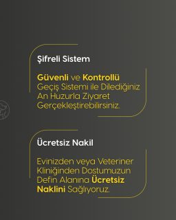Bursa Pet Mezarlığı Avantajları Nelerdir? 🐾Sevgili dostunuzu kaybetmenin acısını yaşarken, ona layık son bir yuva sunmak istersiniz. Bursa Pet Mezarlığı olarak, bu zor zamanınızda yanınızdayız ve dostlarınızın huzur içinde dinlenmesi için size özel avantajlar sunuyoruz:📍 Kolay Ulaşım: İster özel aracınızla ister toplu taşımayla, dostunuza istediğiniz zaman kolayca ulaşabilirsiniz.🔐 Güvenli Ziyaret: Şifreli geçiş sistemimiz sayesinde dilediğiniz an güvenle ve huzurla ziyaret gerçekleştirebilirsiniz.🚨 7/24 Güvenlik & Düzenli Bakım: Dostlarınızın sonsuz uykusunda rahat etmesi için alanımız 7/24 koruma altında ve düzenli olarak bakımı yapılıyor.🚗 Ücretsiz Nakil: Evinizden veya veteriner kliniğinden teslim aldığımız dostumuza defin alanına kadar ücretsiz nakil hizmeti sağlıyoruz.Dostlarınızın anısını sonsuza dek yaşatmak için yanınızdayız.#BursaPetMezarlığı #PetMezarlığı #EvcilHayvanMezarlığı #Bursa #Dostumİçin #SonsuzAşk #HayvanSevgisi #Huzur #petmezarlığı #bursa #EvcilDostlar #PetVeda #bursahayvanseverler